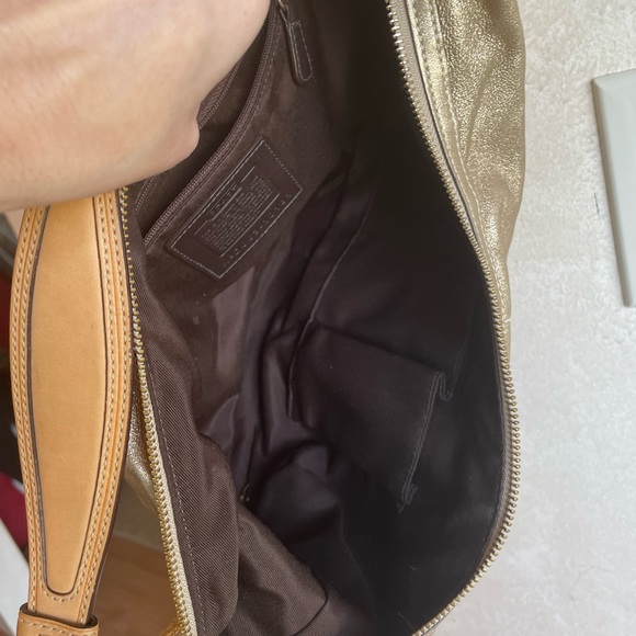 Light Gold Coach Purse - Picture 8 of 8